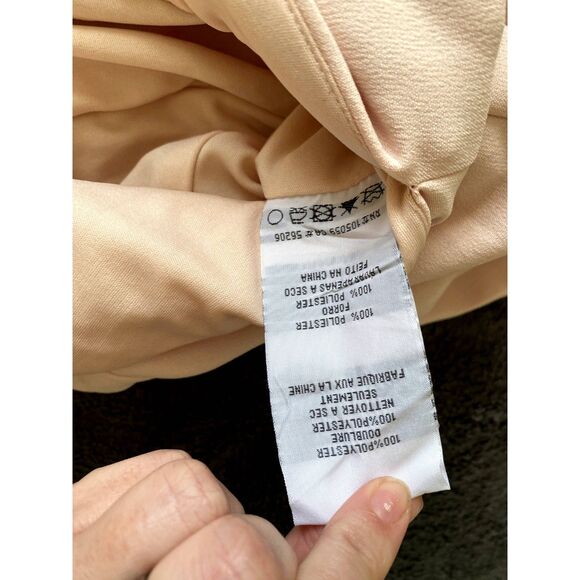 Xscape NWT Off The Sholder Crepe Dress in Blush Pink, Size 8, MSRP $230 - Picture 11 of 11